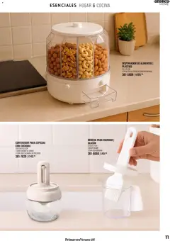 Vista previa de Andrea catálogo Tu hogar esta primavera, nuevo folleto de la tienda, válido en México a partir del 25.01.2026 | Página: 11 | Productos: Cocina, Contenedor, Cuchara