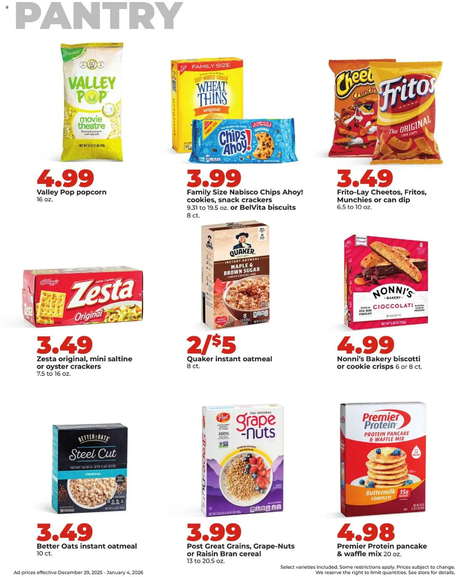 HyVee Weekly Ad - valid from 29.12.2025 | Page: 23 | Products: Chocolate, Chips, Cookies, Sugar
