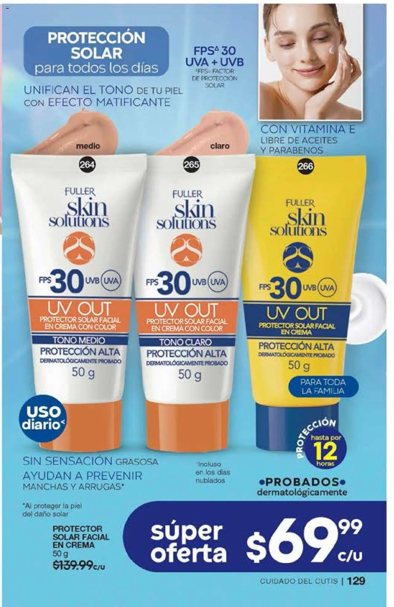 Nuevas ofertas de Fuller válidas en toda la República Mexicana desde el 15.10.2025. ¡Encuentra las mejores ofertas en Fuller - Campaña 14 2025! | Página: 129 | Productos: Crema, Uva, Protector solar