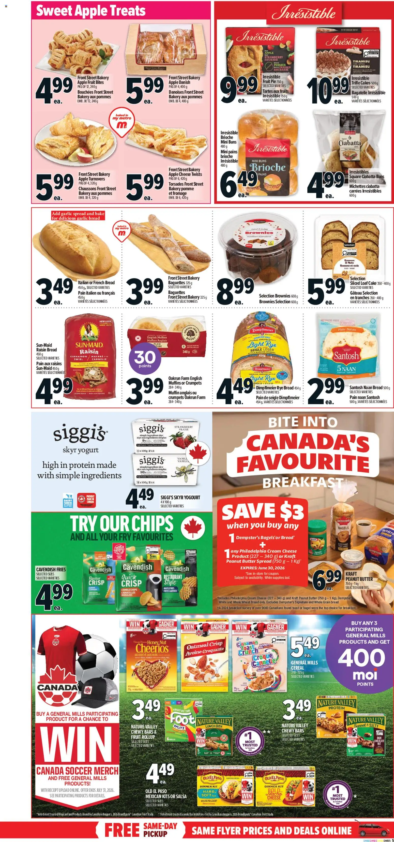 Metro flyer valid from 16.04.2026 | Page: 10 | Products: Nuts, Cream, Bakery, Box