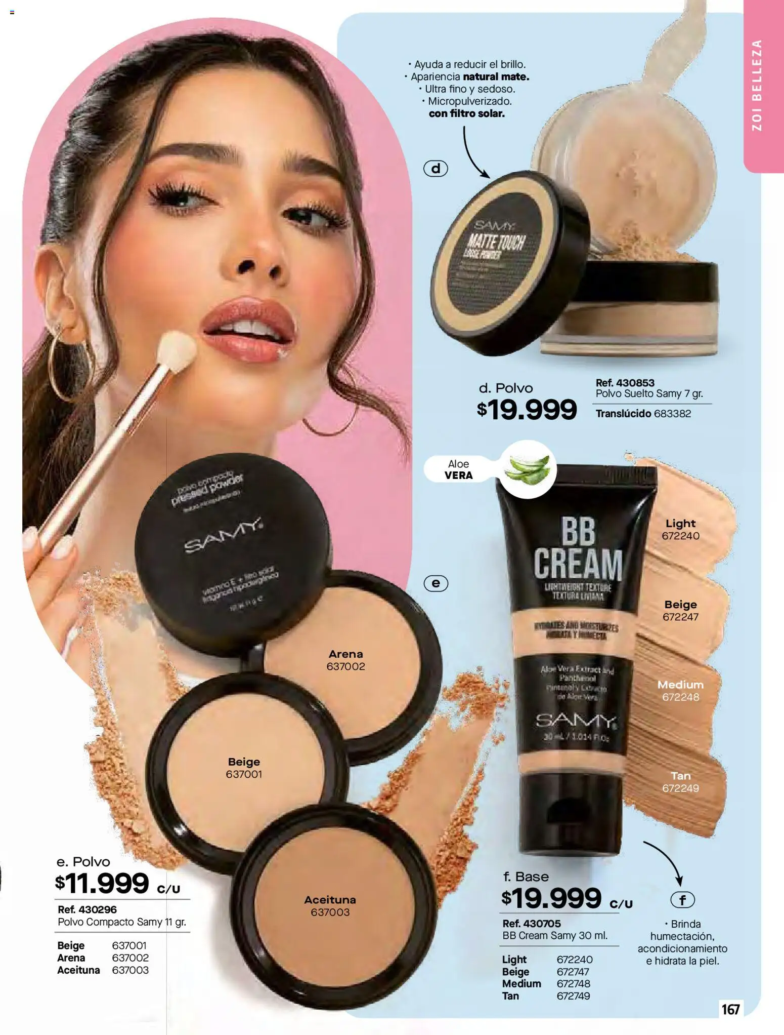 Pacifika revista - valida desde el 01.04.2026 | Página: 167 | Productos: Polvo compacto, Polvo, Loción tonificante