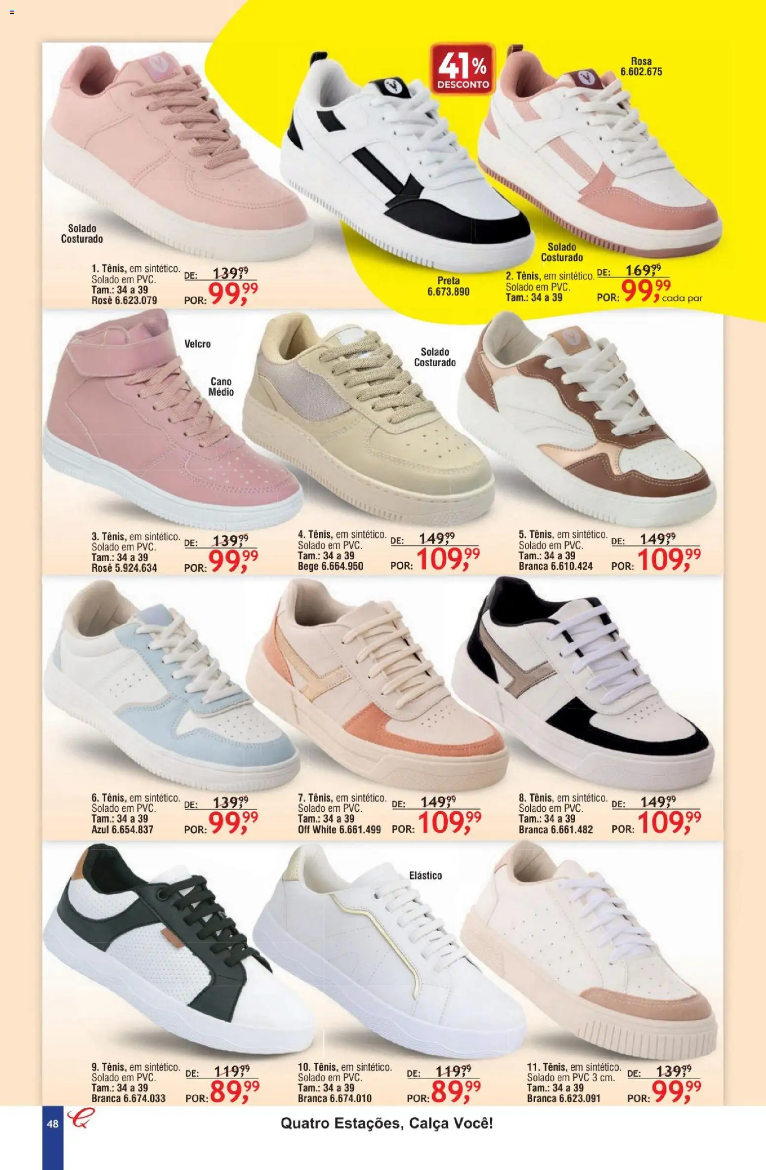 Quatro Estações Folheto - válido de 01.05.2026 | Página: 44 | Produtos: Calça