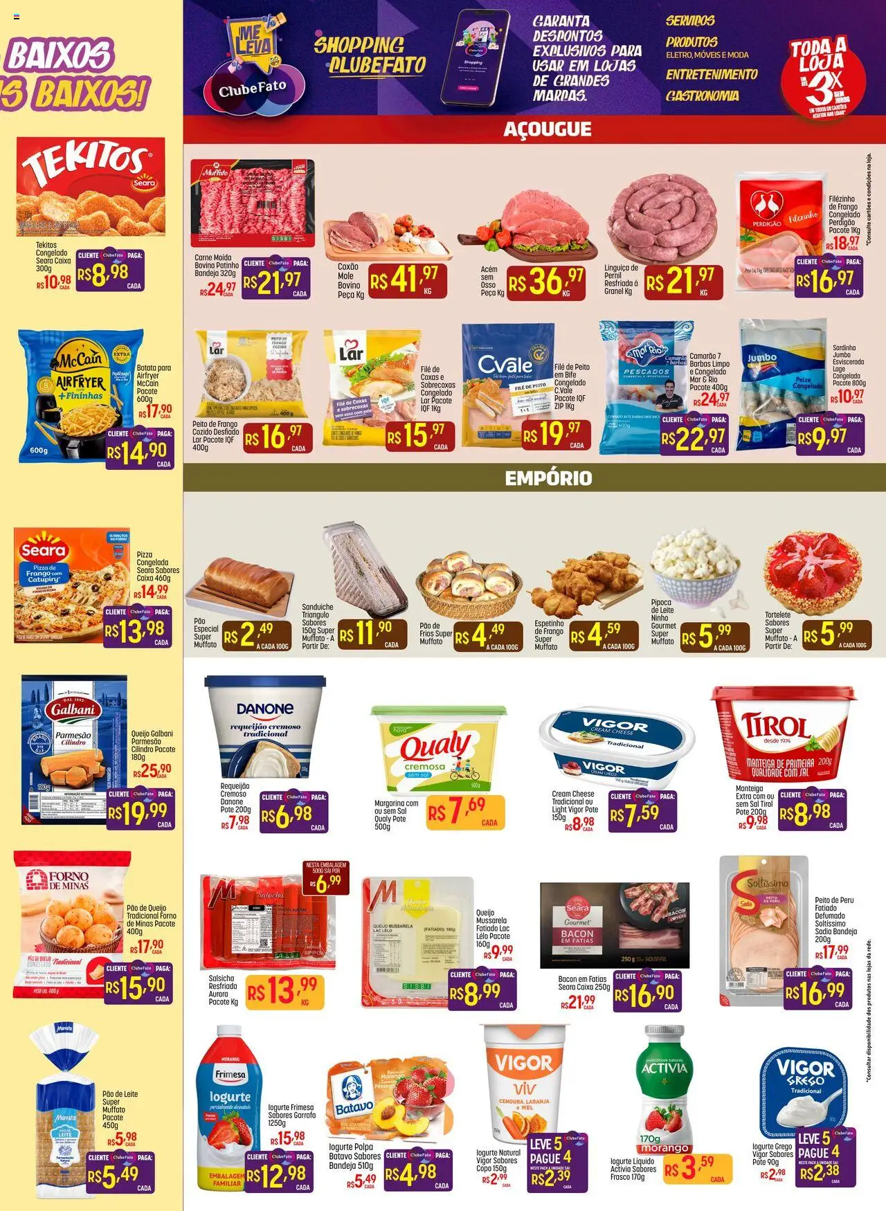 Super Muffato Folheto - válido de 21.10.2025 | Página: 3 | Produtos: Forno, Manteiga, Frango, Pão de queijo