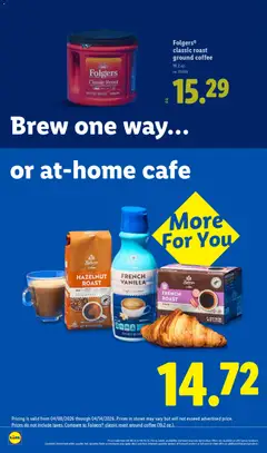 Preview of Lidl weekly ads valid from 08.04.2026 | Page: 28 | Products: Coffee