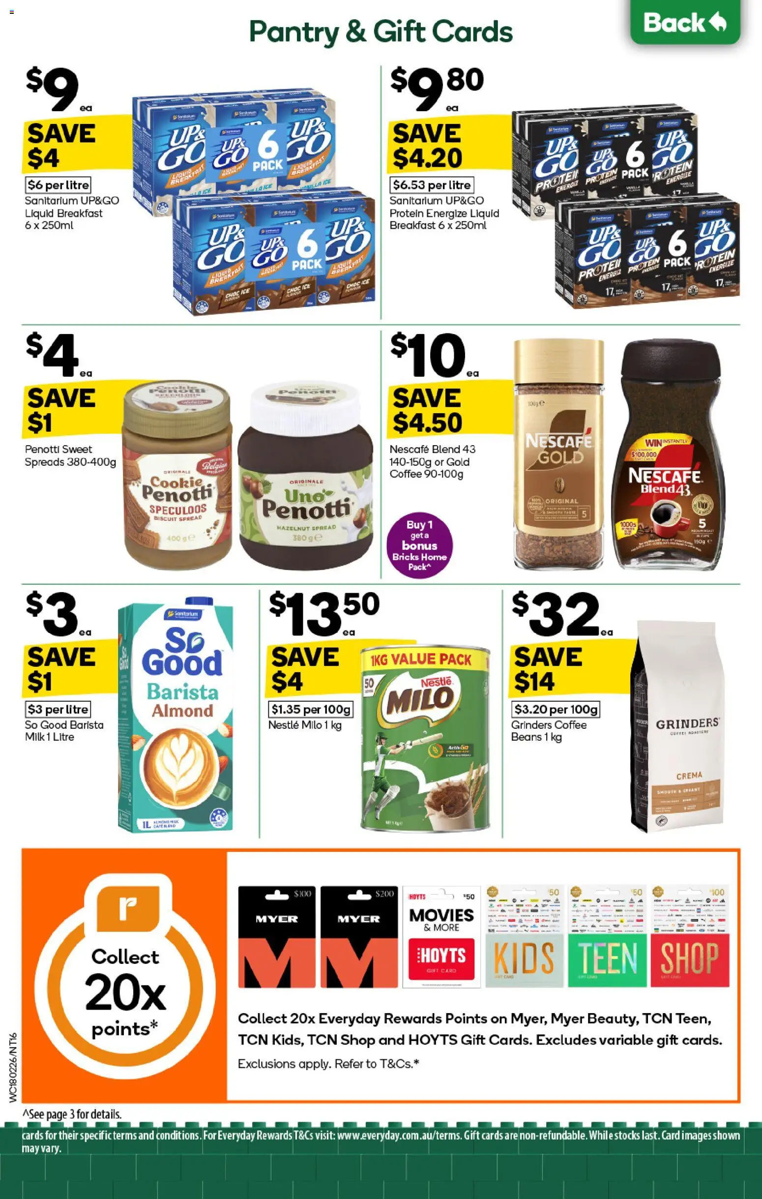 Woolworths catalogue - valid from 18.02.2026 | Page: 14 | Products: Milk, Coffee, Nescafe