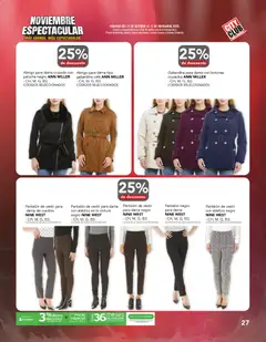 Vista previa de City Club Buen Fin, nuevo folleto de la tienda, válido en México a partir del 31.10.2025 | Página: 27 | Productos: Abrigo, Café