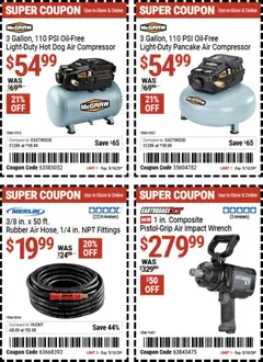 Preview of Harbor Freight weekly ads valid from 27.04.2026 | Page: 15 | Products: Compressor, Wrench