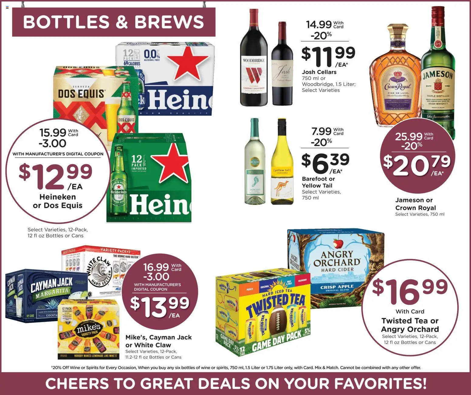 Smith's Weekly Ad - WY - valid from 21.01.2026 | Page: 12 | Products: Tea, Whiskey, Raspberry, Game