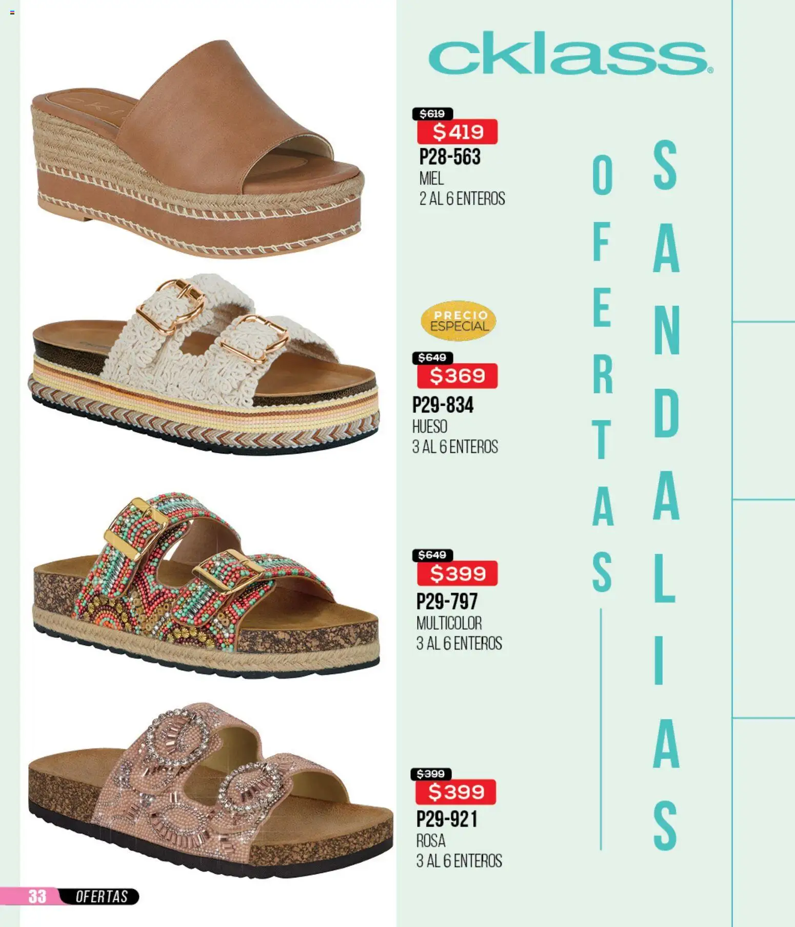 Nuevas ofertas de Cklass válidas en toda la República Mexicana desde el 12.01.2026. ¡Encuentra las mejores ofertas en Cklass catálogo Mega Ofertas Ropa! | Página: 197