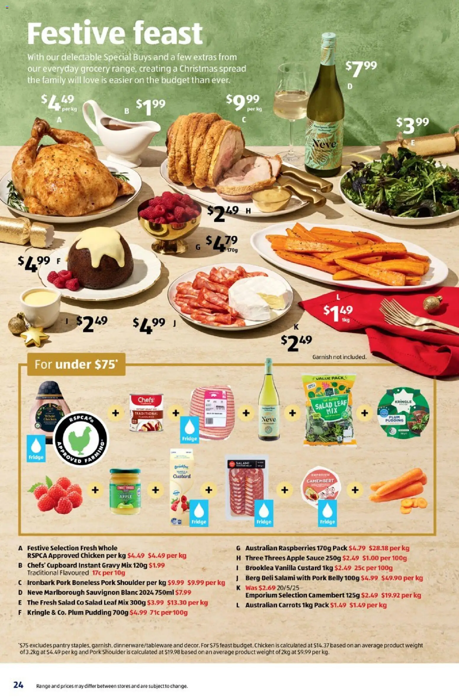 Aldi catalogue - valid from 17.12.2025 | Page: 24 | Products: Cupboard, Chicken, Sauce, Weight