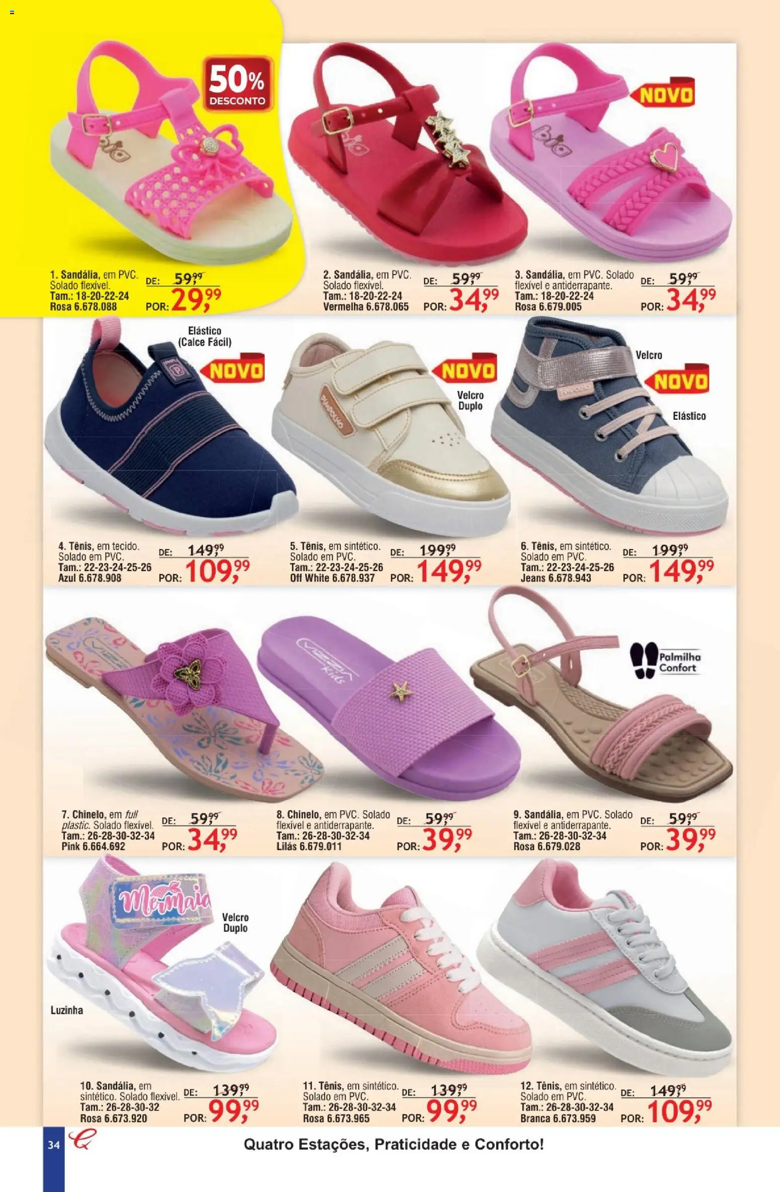 Quatro Estações Folheto - válido de 01.05.2026 | Página: 30 | Produtos: Jeans, Palmilha