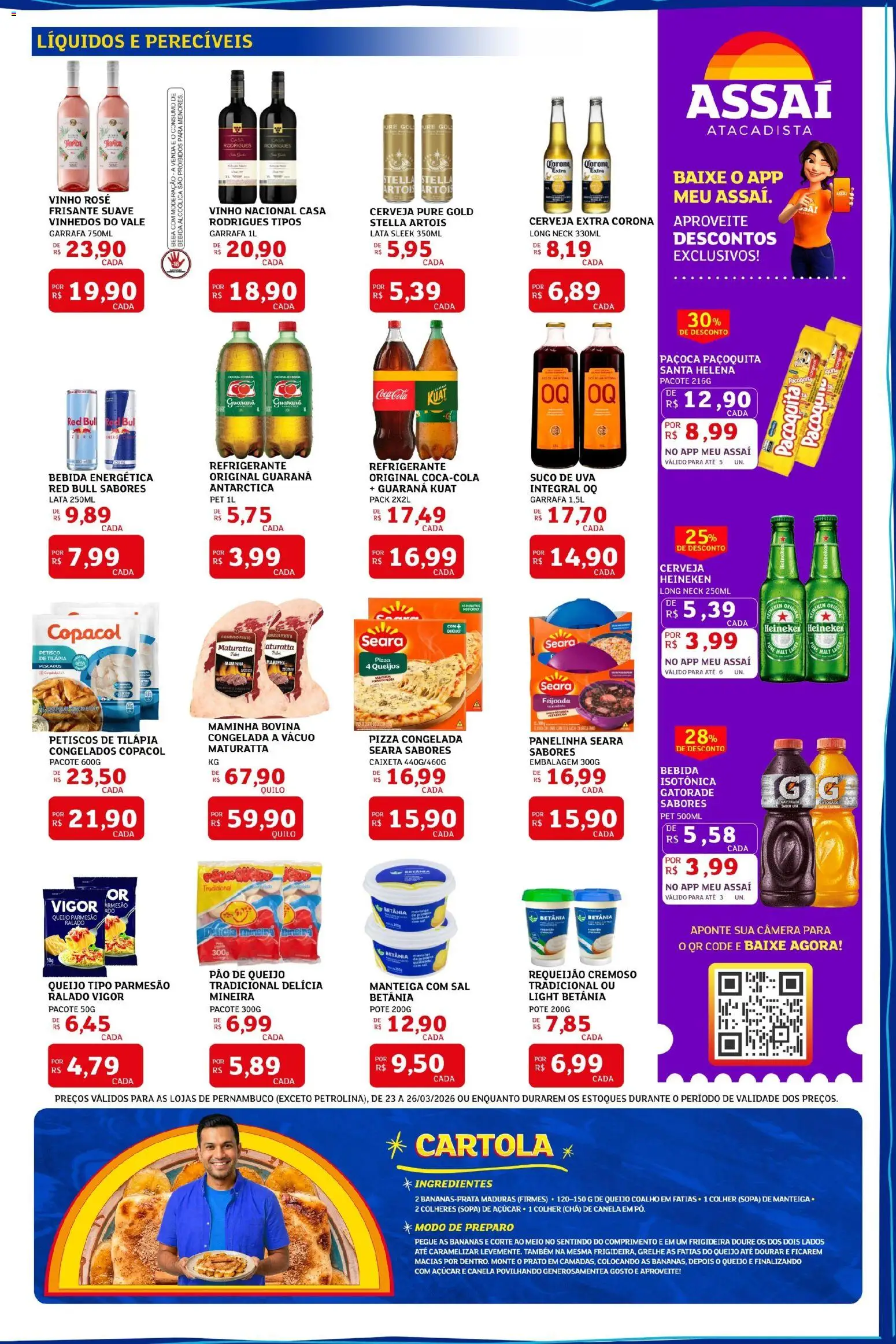 Assaí Atacadista Folheto - válido de 23.03.2026 | Página: 3 | Produtos: Colheres, Cerveja, Heineken, Requeijão