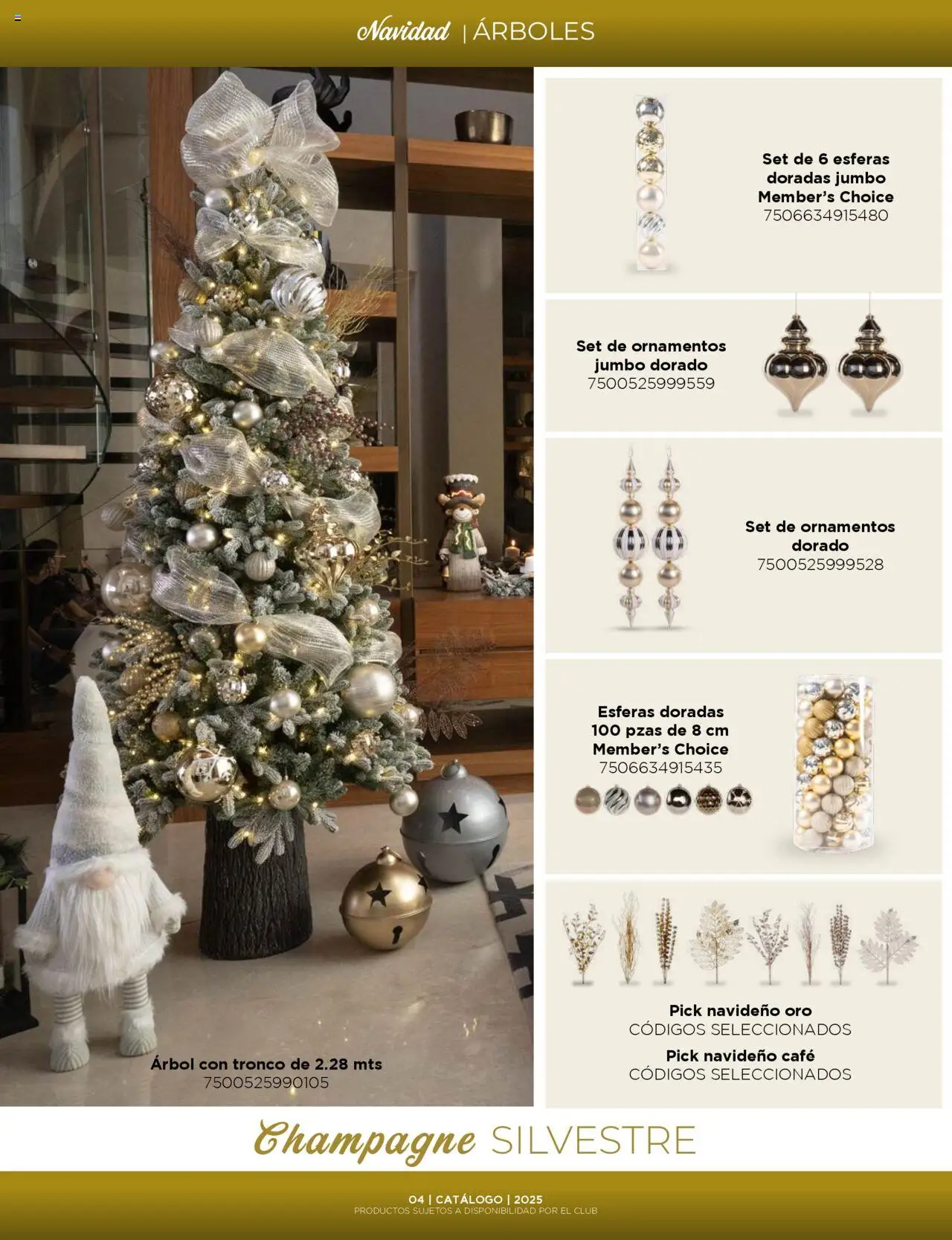 Nuevas ofertas de City Club válidas en toda la República Mexicana desde el 07.10.2025. ¡Encuentra las mejores ofertas en City Club - Catálogo Navideño 2025! | Página: 4 | Productos: Champagne, Café