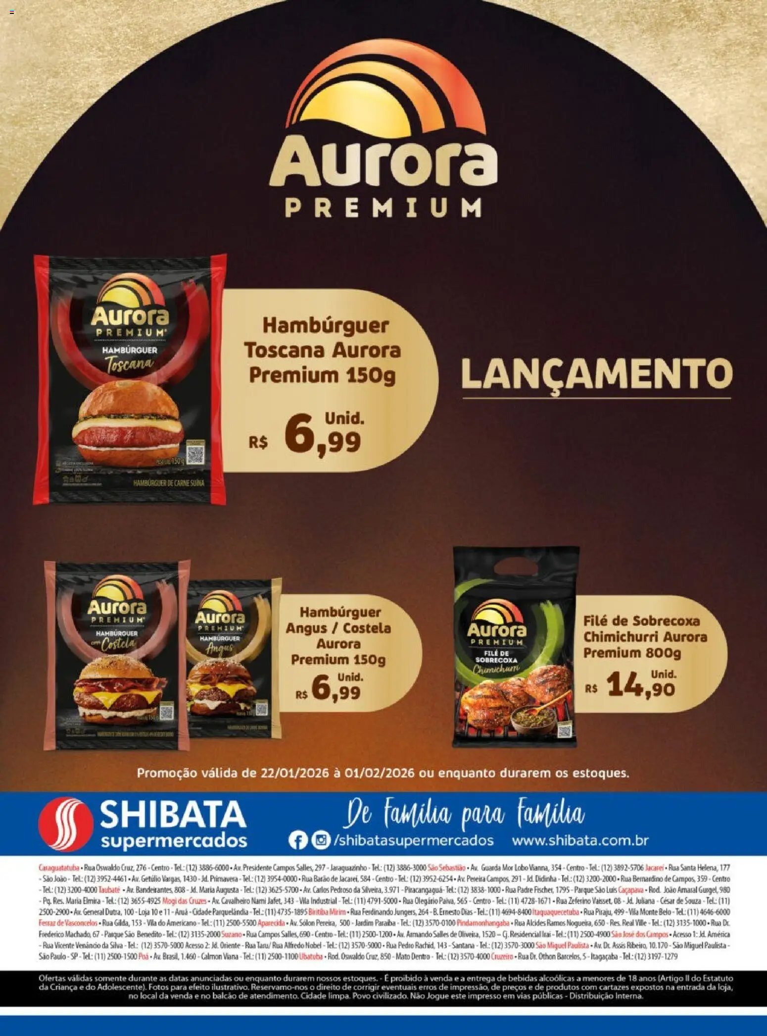 Shibata Folheto - válido de 22.01.2026 | Página: 2 | Produtos: Carne, Hambúrguer
