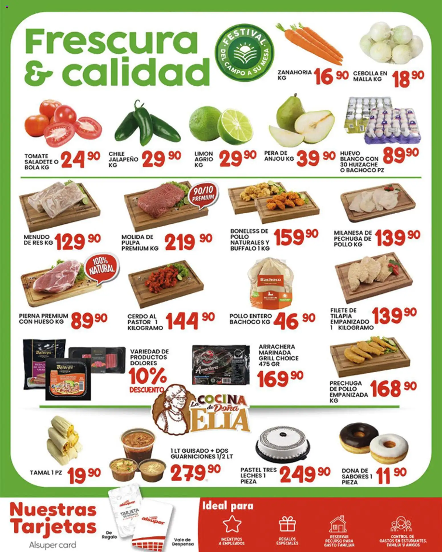 Nuevas ofertas de Alsuper válidas en toda la República Mexicana desde el 23.01.2026. ¡Encuentra las mejores ofertas en Alsuper folleto! | Página: 6 | Productos: Pera, Tomate, Pastel, Malla