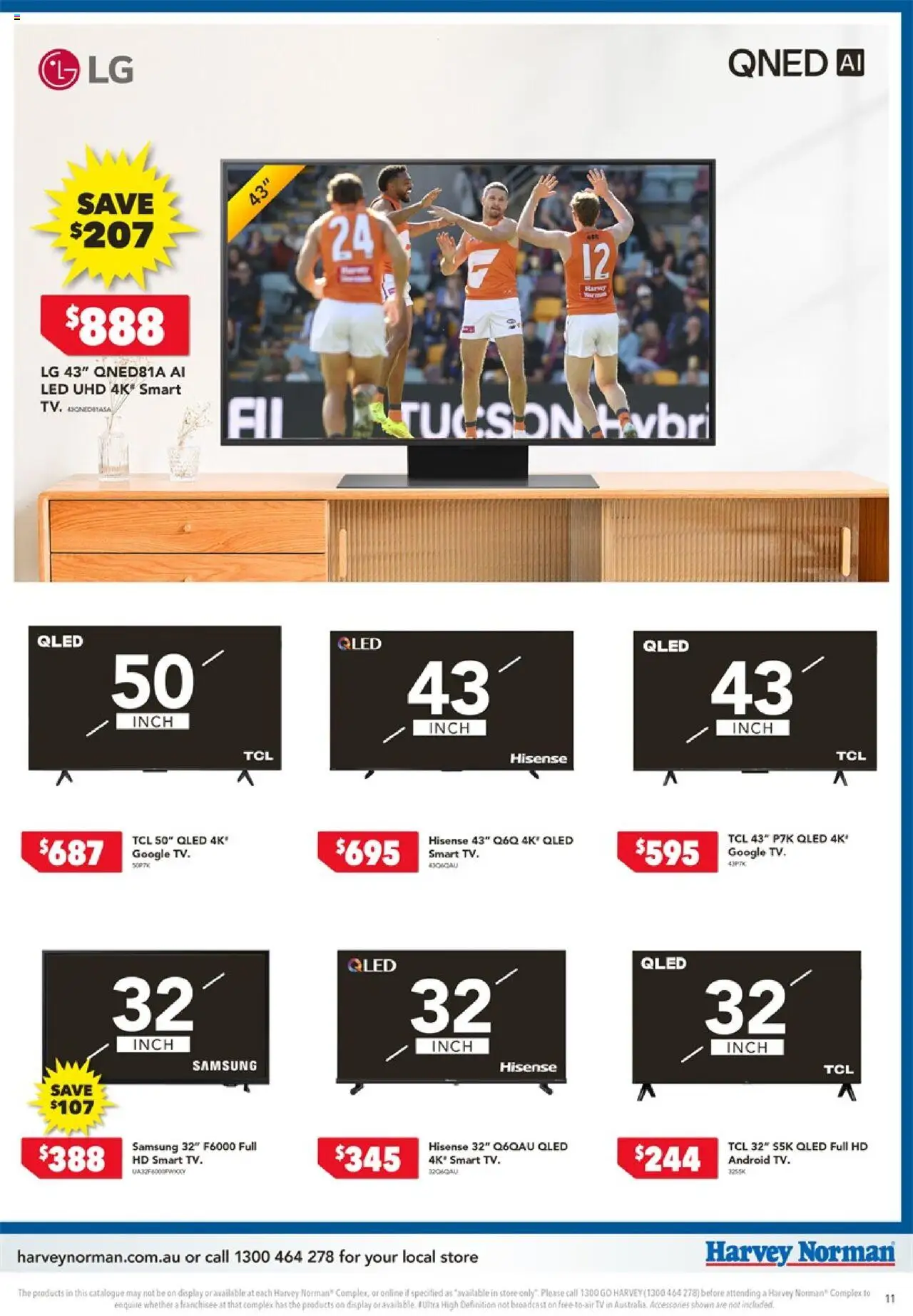 Harvey Norman catalogue - valid from 25.09.2025 | Page: 11 | Products: Accessories, Tv