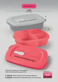 Tupperware - Catálogo Vitrine 01 - Pré-Visualização do folheto da loja Tupperware, válido de 01.01.2026 | Página: 11 | Produtos: Tigela