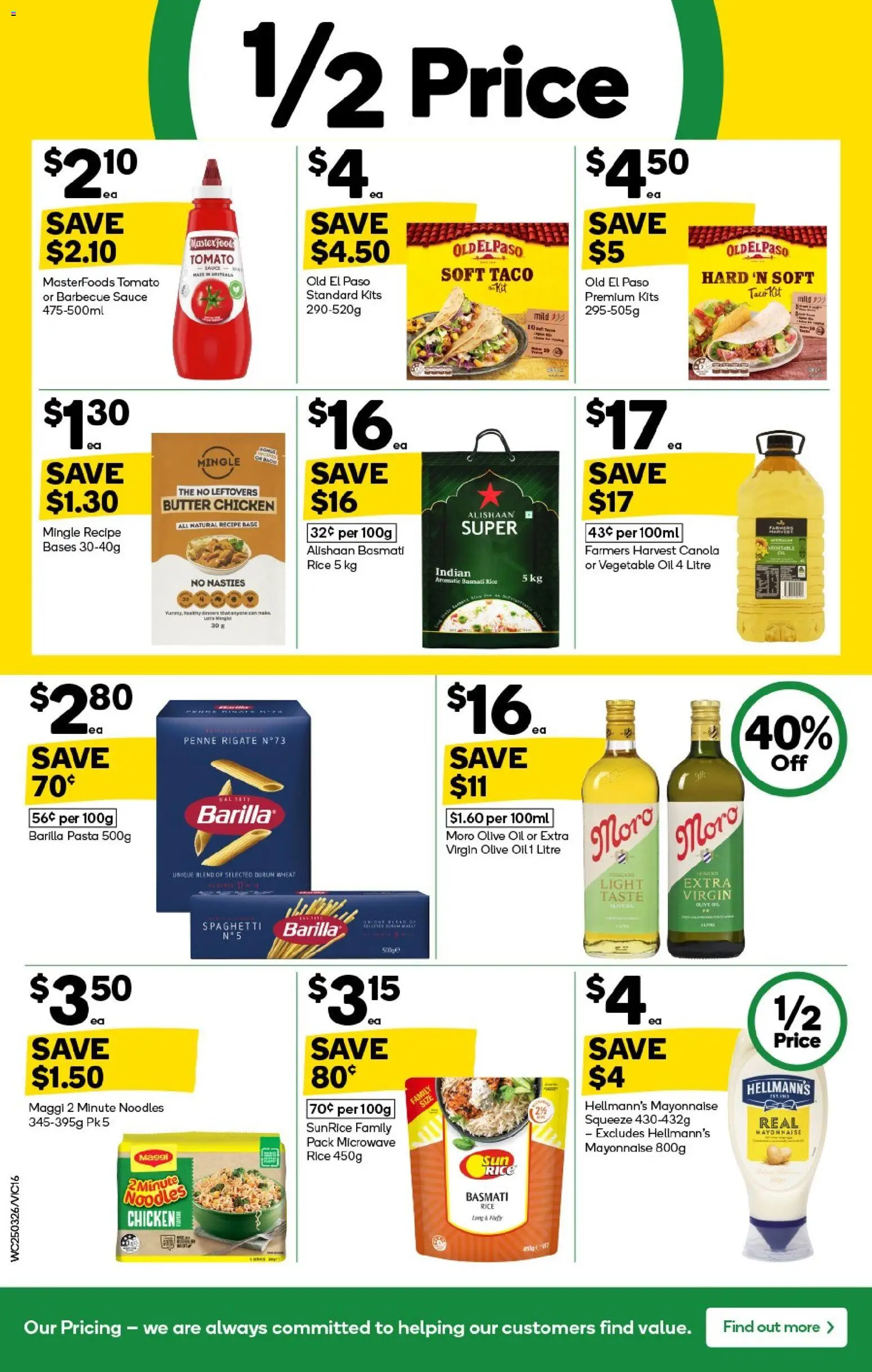 Woolworths catalogue - valid from 25.03.2026 | Page: 16 | Products: Noodles, Pasta, Mayonnaise, Microwave