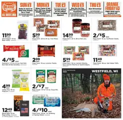 Preview of Mills Fleet Farm weekly ads valid from 30.10.2025 | Page: 23 | Products: Water, Hat, Ammo, Rifle