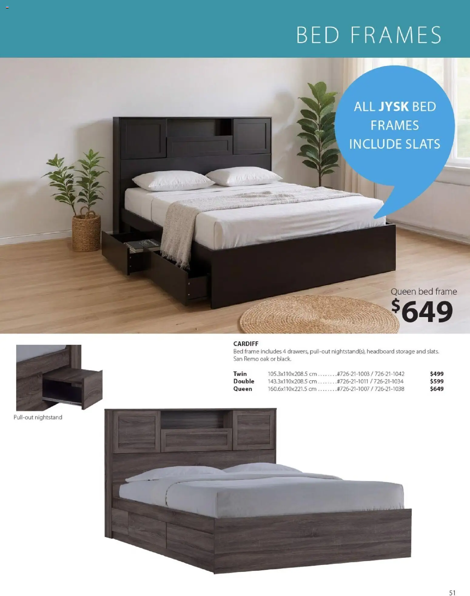 JYSK flyer valid from 01.01.2026 | Page: 51 | Products: Bed