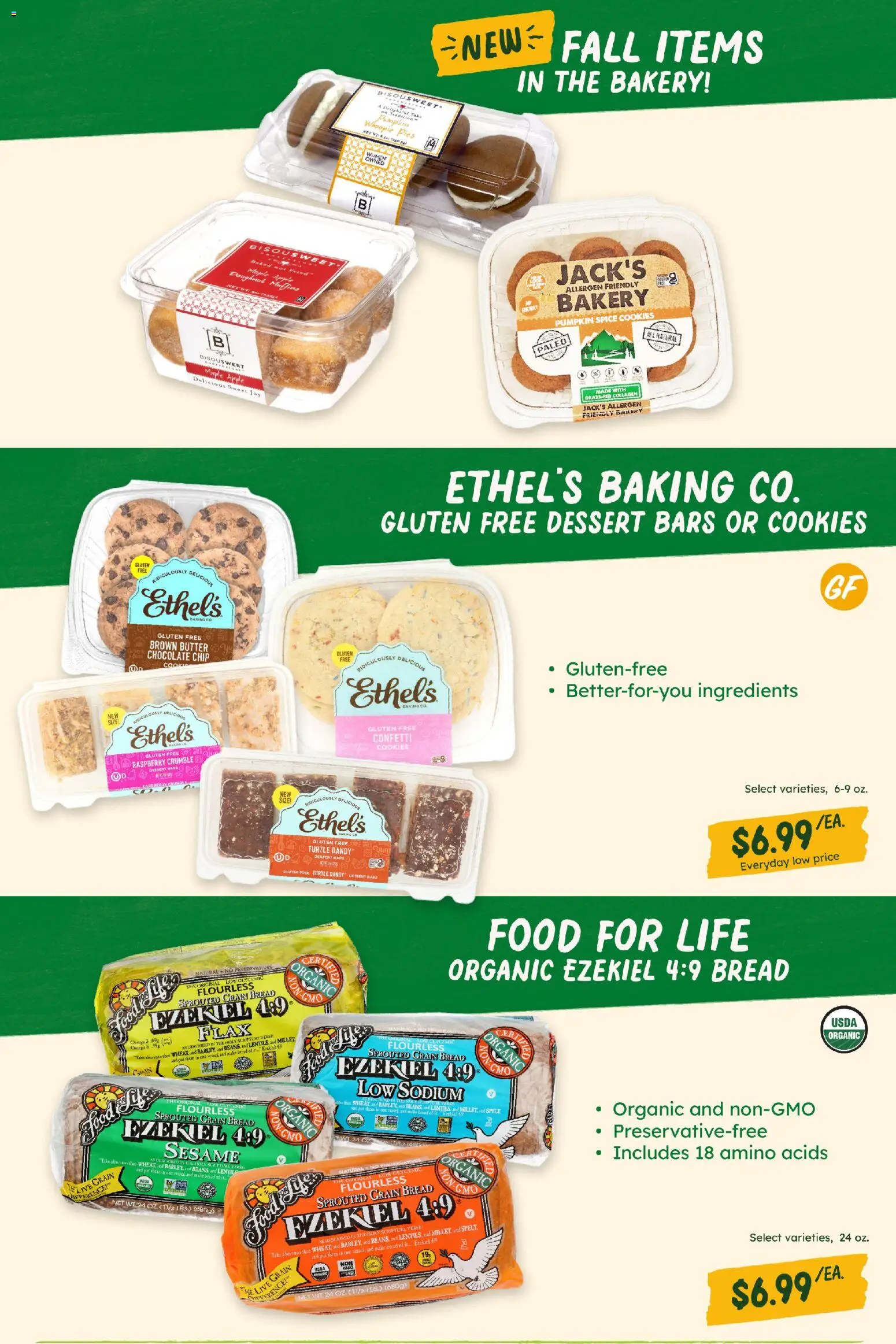 Sprouts Monthly Ad - valid from 24.09.2025 | Page: 28 | Products: Chocolate, Cookies, Pumpkin, Chocolate Chip