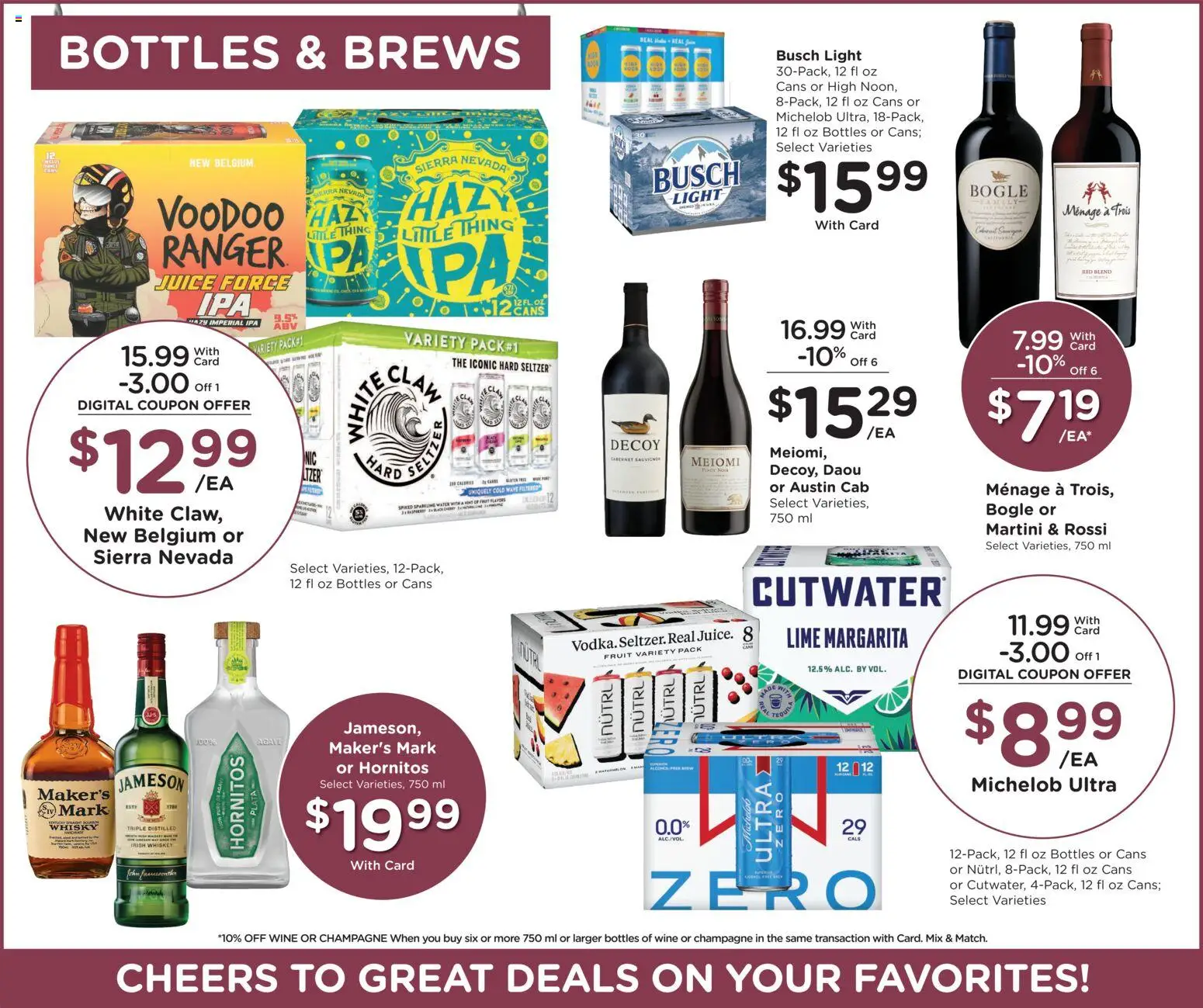 Fry's Food Weekly Ad - valid from 17.12.2025 | Page: 13 | Products: Juice, Whiskey, Water, Lime