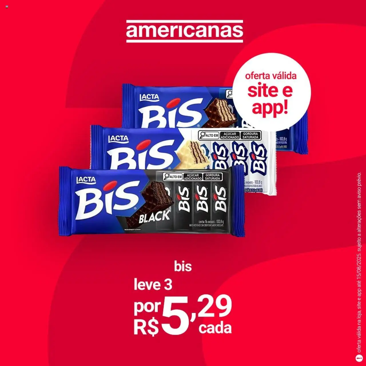 Lojas Americanas Folheto - válido de 13.08.2025 | Página: 4 | Produtos: Açúcar