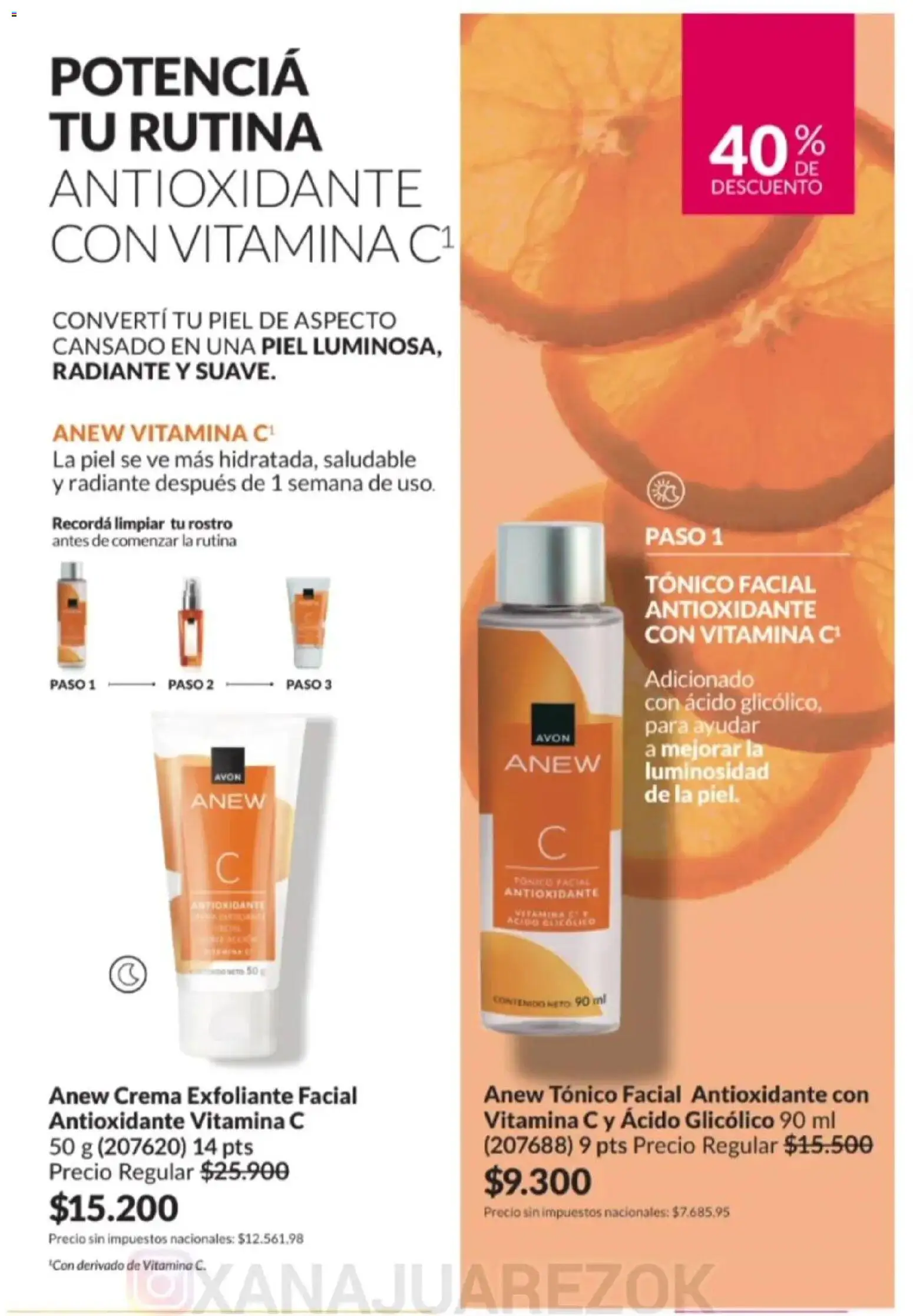Avon - Campaña 3/2026 │ válido desde el 01.03.2026 | Página: 7 | Productos: Exfoliante facial, Radiante, Crema