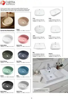 Preview of Mitre 10 - Bathroom, Kitchen and Laundry E-selection Guide 2026 - valid from 13.02.2026 | Page: 5