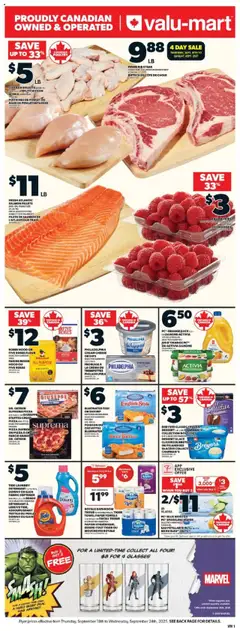 Preview of Valu Mart weekly flyer from shop Valu Mart valid from 18.09.2025