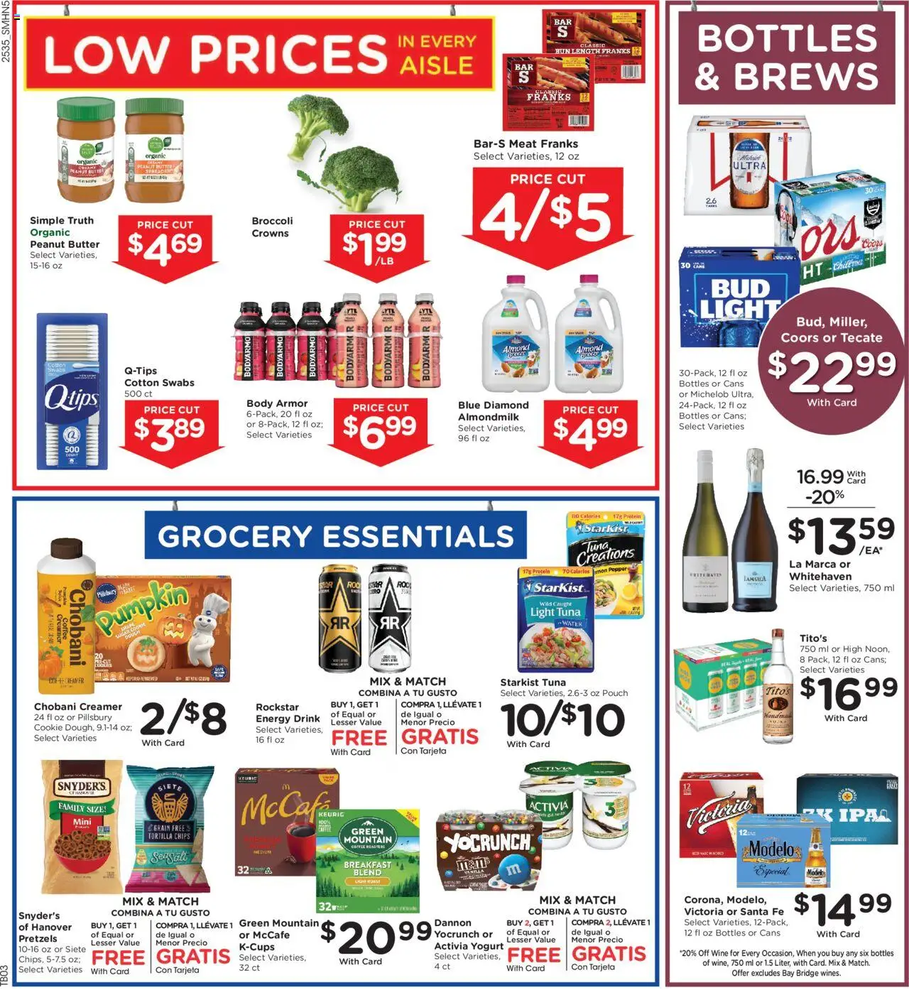 Smith's Weekly Ad - valid from 01.10.2025 | Page: 10 | Products: Broccoli, Butter, Yogurt, Pepper