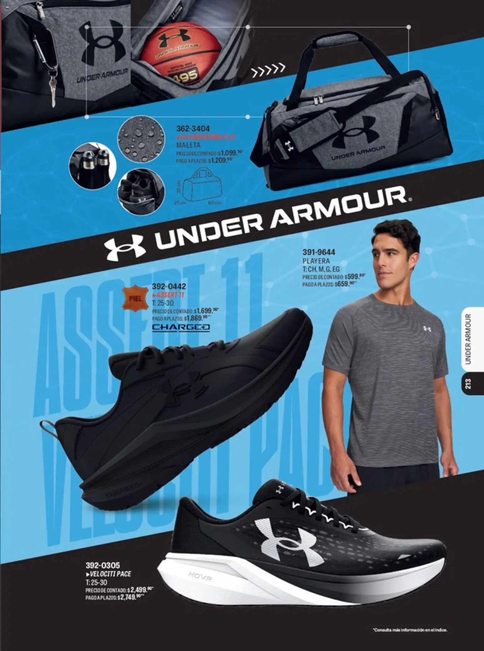 Nuevas ofertas de Andrea válidas en toda la República Mexicana desde el 15.04.2026. ¡Encuentra las mejores ofertas en Andrea catálogo Lo mejor en marcas! | Página: 174 | Productos: Maleta, Playera