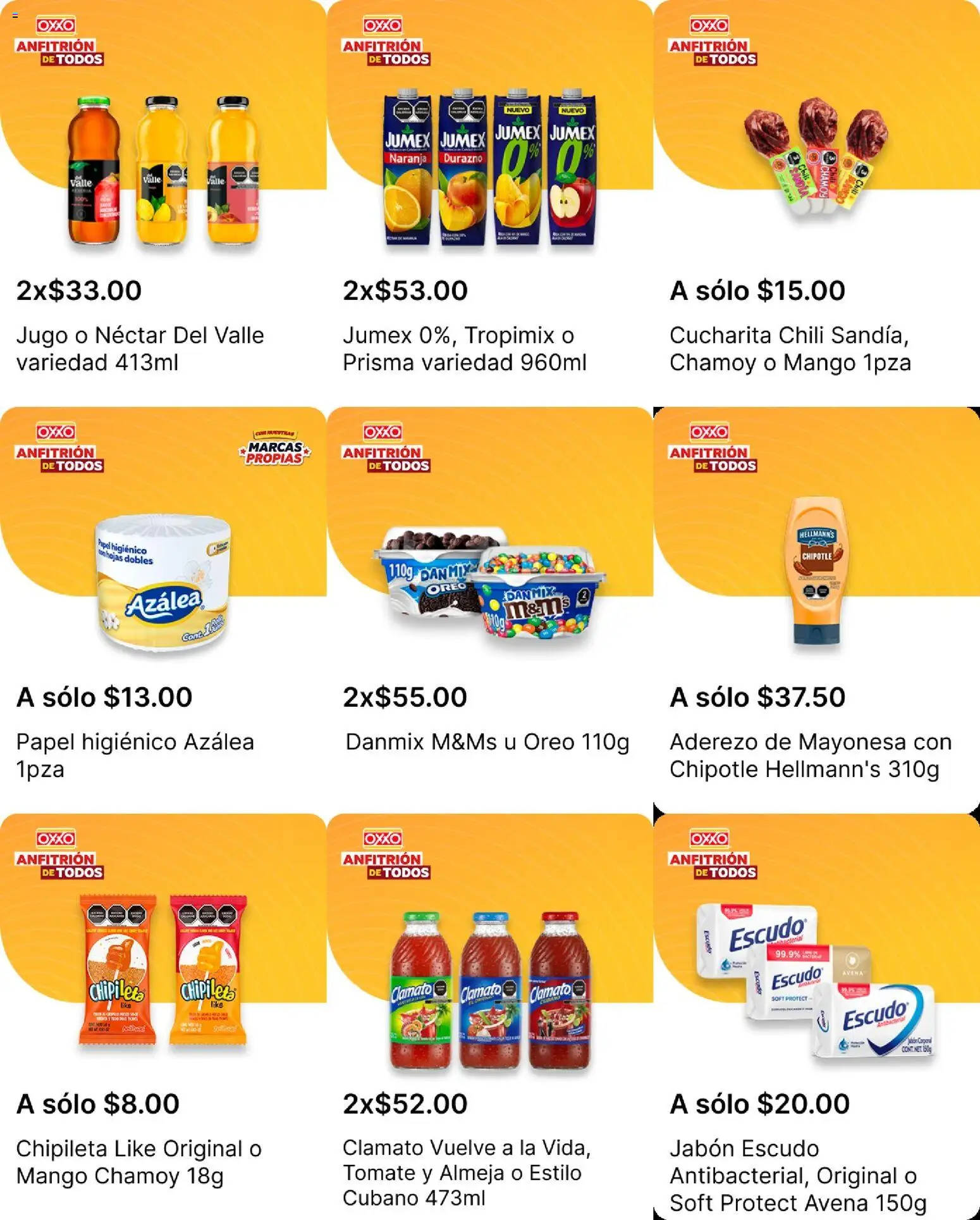 Nuevas ofertas de OXXO válidas en toda la República Mexicana desde el 16.04.2026. ¡Encuentra las mejores ofertas en OXXO folleto! | Página: 12 | Productos: Durazno, Avena, Mango, Jabón