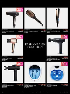 Preview of Myer Black Friday - valid from 17.11.2025 | Page: 24 | Products: Brush, Salt, Dryer, Hair dryer