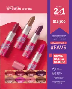 Avon revista - valida desde el 12.09.2025 | Página: 40 | Productos: Lápiz labial, Café, Vino