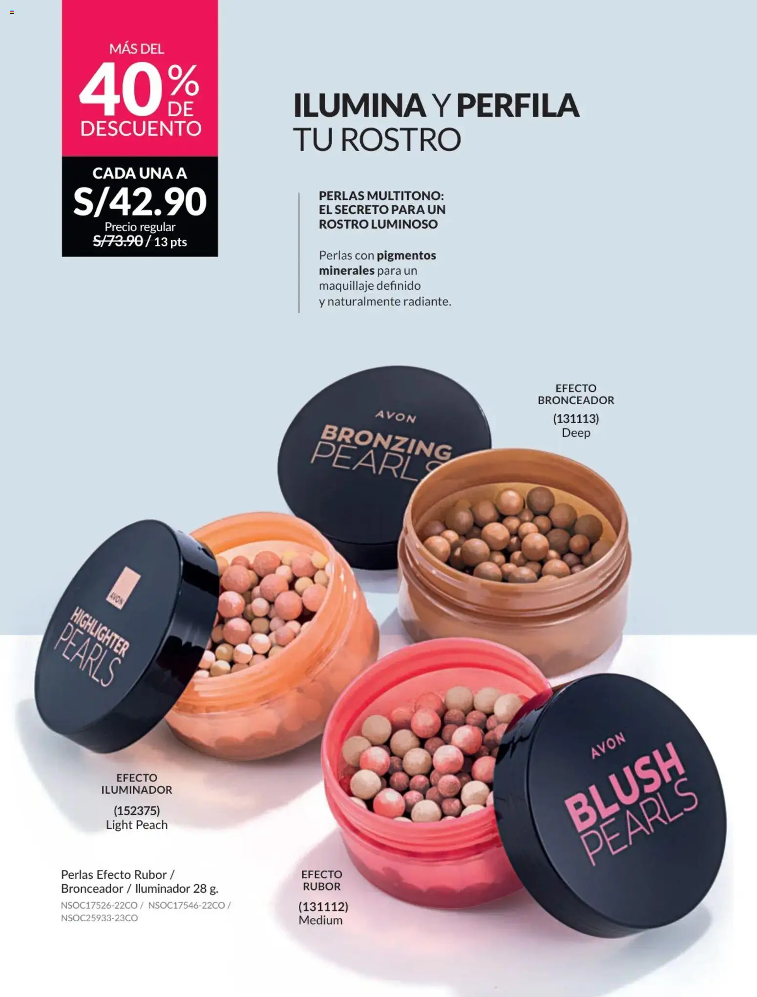Catálogo Avon válido desde 31.01.2026 | Página: 37 | Productos: Maquillaje, Bronceador, Rubor
