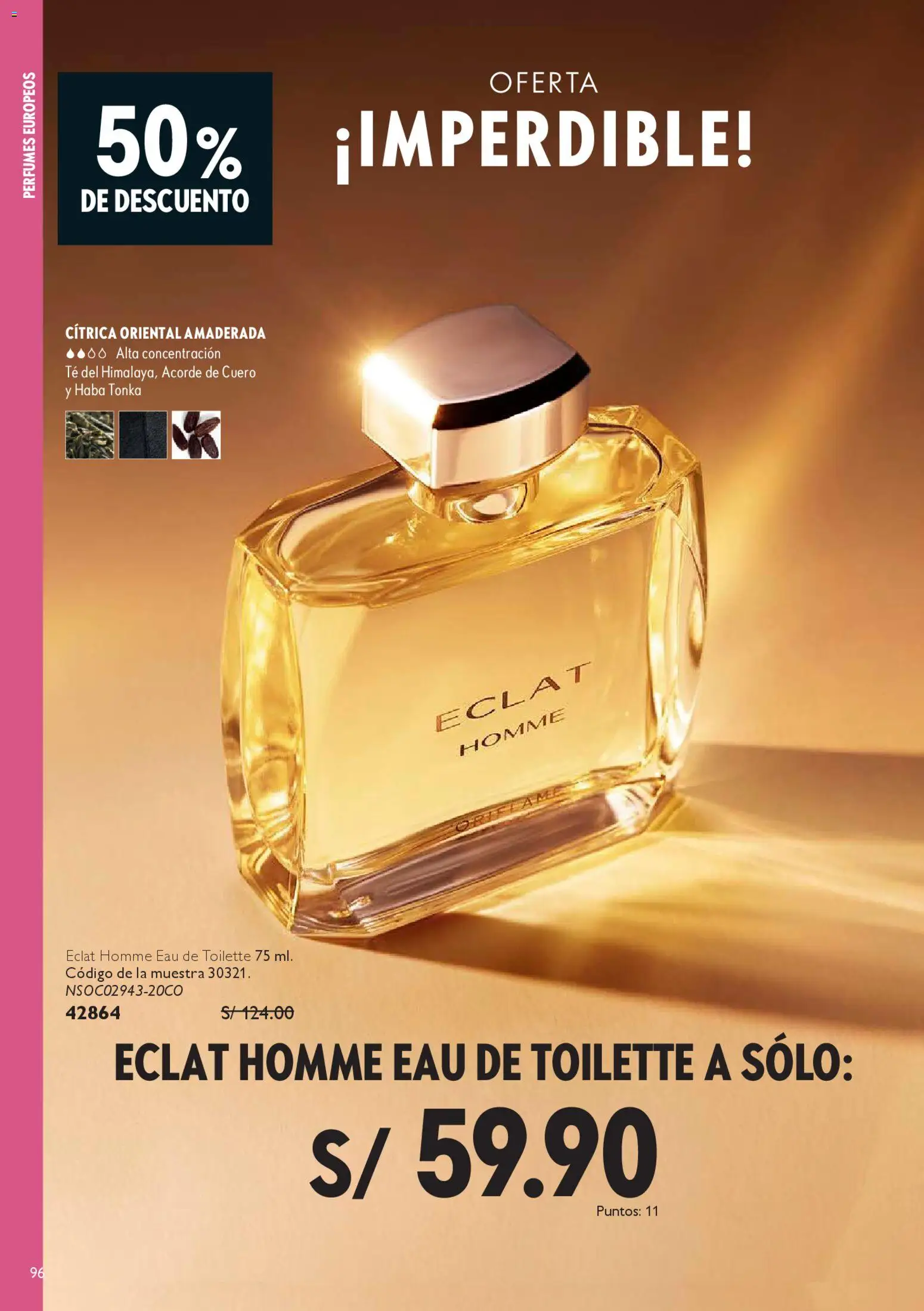 Catálogo Natura válido desde 27.12.2025 | Página: 96 | Productos: Té, EAU de Toilette