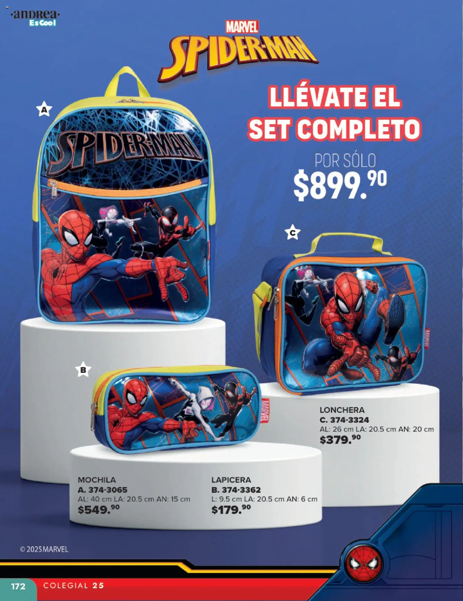 Nuevas ofertas de Andrea válidas en toda la República Mexicana desde el 25.05.2025. ¡Encuentra las mejores ofertas en Andrea catálogo Colegial ! | Página: 172 | Productos: Mochila
