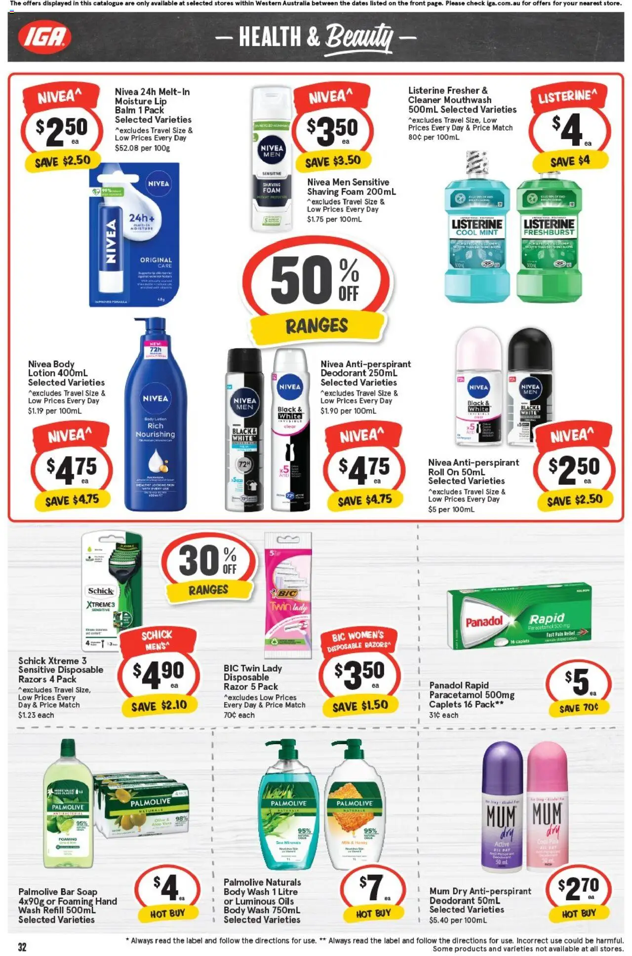 IGA catalogue - valid from 15.10.2025 | Page: 35 | Products: Honey, Lotion, Razor, Razors
