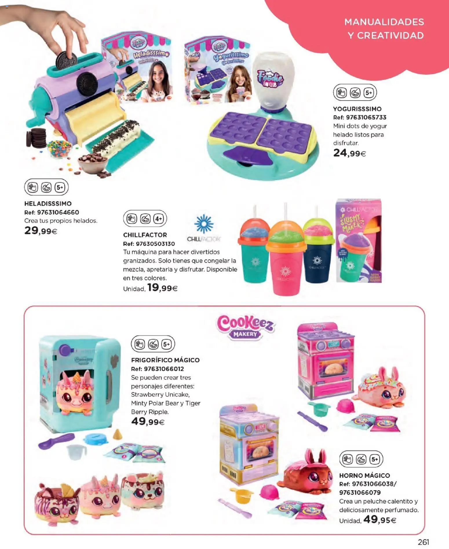 Nuevas ofertas de El Corte Inglés válidas en toda la República Mexicana desde el 27.10.2025. ¡Encuentra las mejores ofertas en El Corte Inglés catálogo Juguetes! | Página: 261 | Productos: Horno, Helado, Yogur