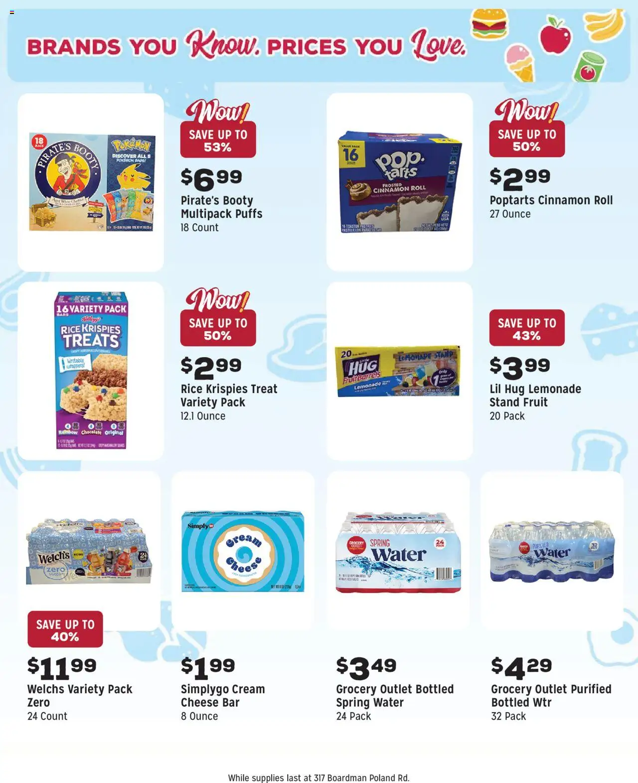 Grocery Outlet Weekly Ad - OH - valid from 08.10.2025 | Page: 8 | Products: Chocolate, Cream, Sugar, Cinnamon Roll