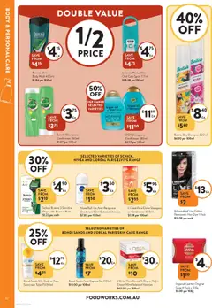 Foodworks catalogue - valid from 13.08.2025 | Page: 32 | Products: Fragrance, Shampoo, Deodorant, Razor