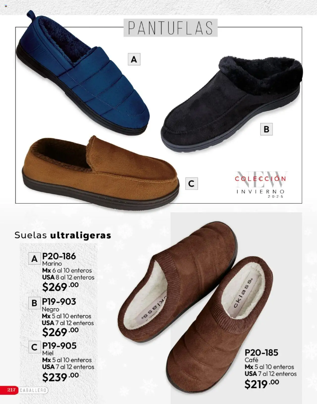 Nuevas ofertas de Cklass válidas en toda la República Mexicana desde el 16.09.2025. ¡Encuentra las mejores ofertas en Cklass - Catálogo Invierno Calzado! | Página: 218 | Productos: Pantuflas, Café