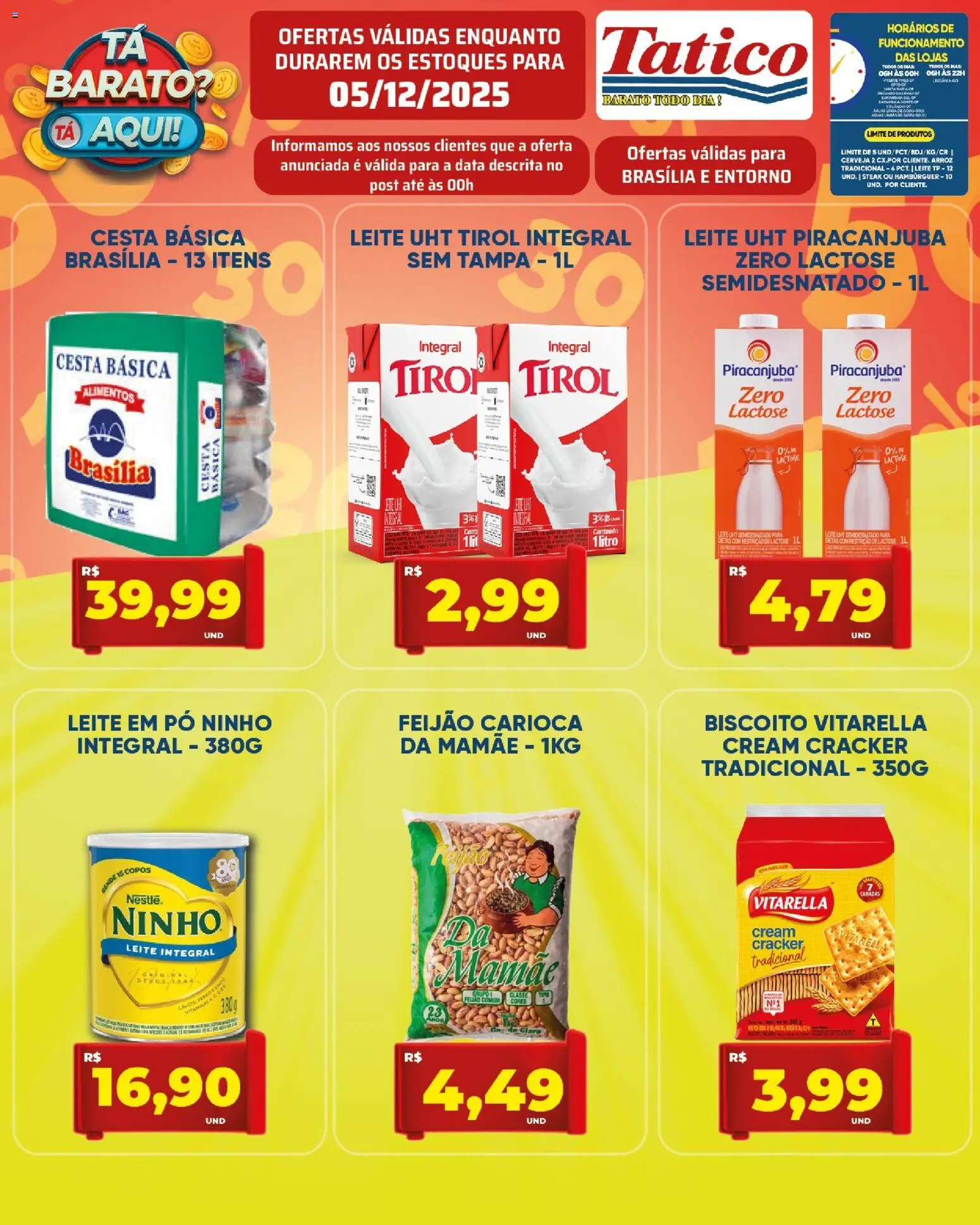 Tatico Folheto - válido de 05.12.2025 | Página: 2 | Produtos: Ferro, Biscoito, Leite, Leite em pó