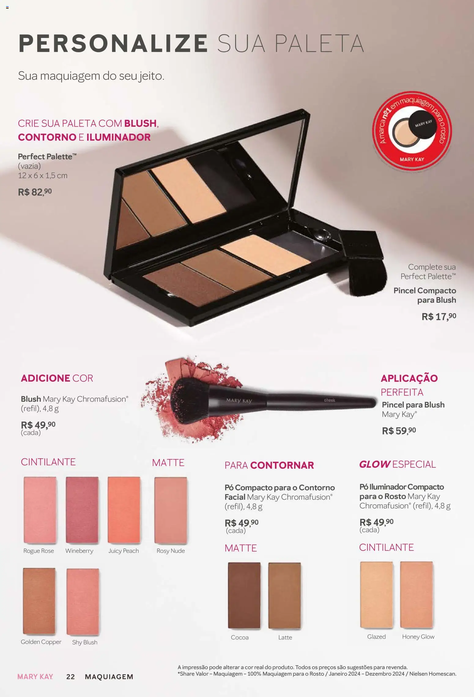 Mary Kay Folheto - válido de 01.01.2026 | Página: 22 | Produtos: Pó compacto, Maquiagem, Pó, Blush