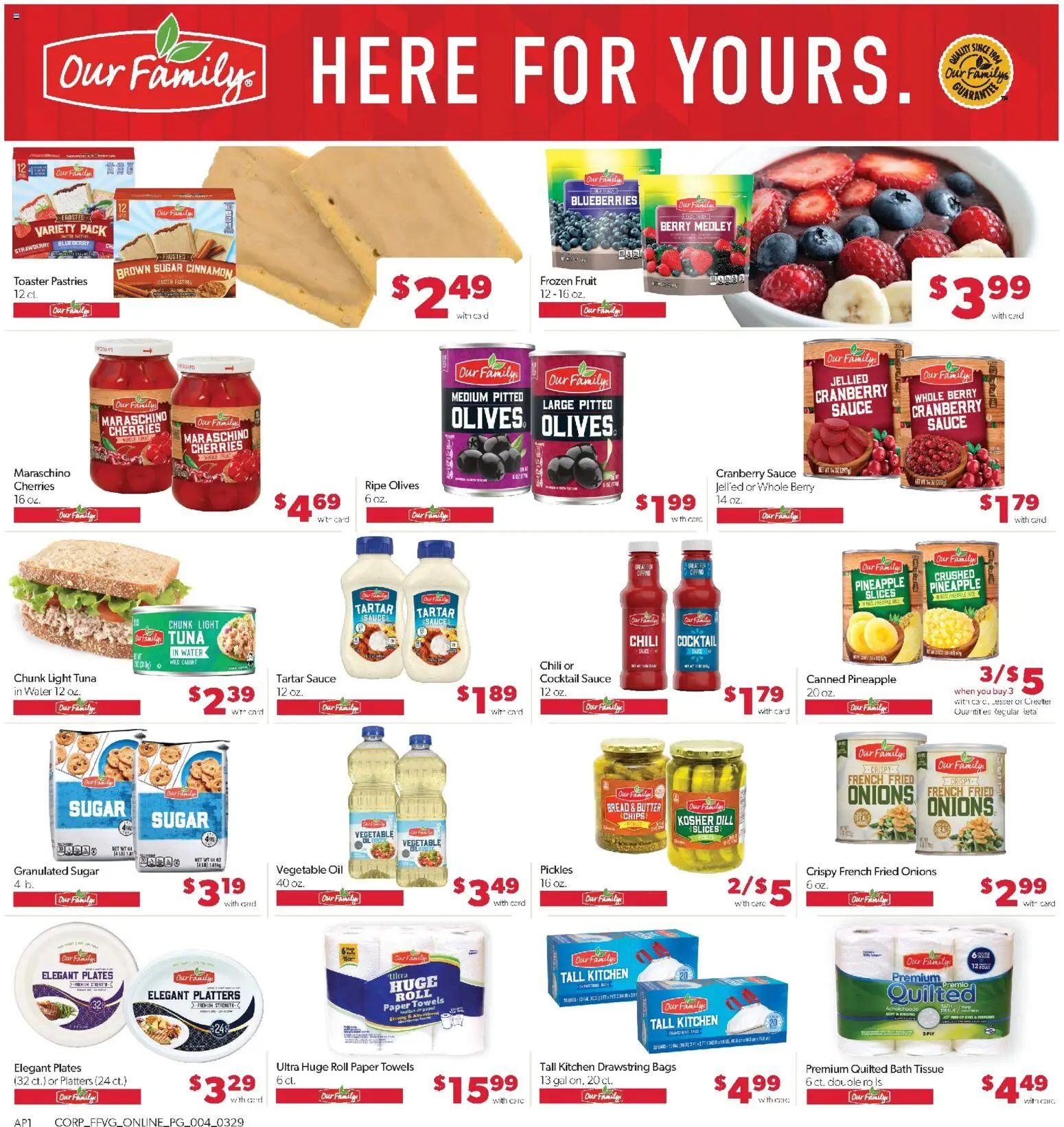 Family Fare Grand ReOpening - valid from 29.03.2026 | Page: 14 | Products: Butter, Bread, Water, Sugar