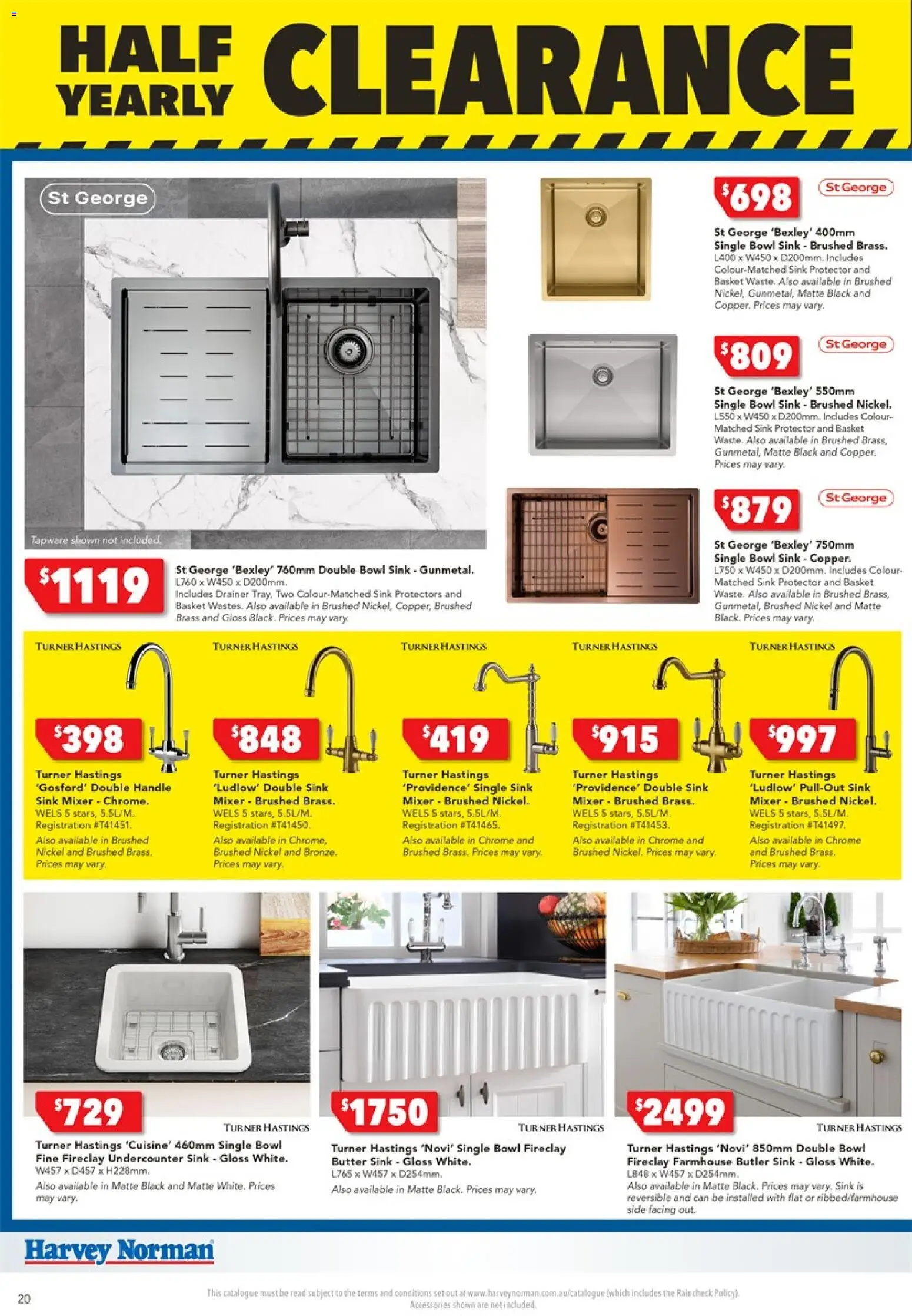 Harvey Norman catalogue - valid from 25.12.2025 | Page: 20 | Products: Sink, Basket, Accessories, Mixer
