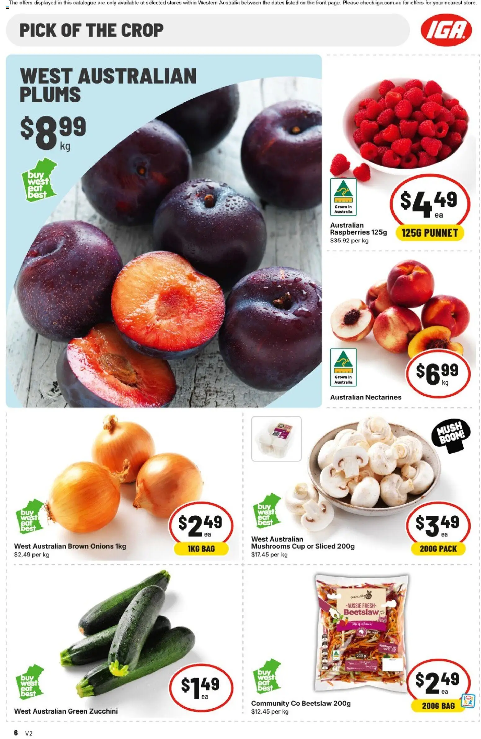 IGA catalogue - valid from 07.01.2026 | Page: 6 | Products: Juice, Chicken, Oranges, Cream