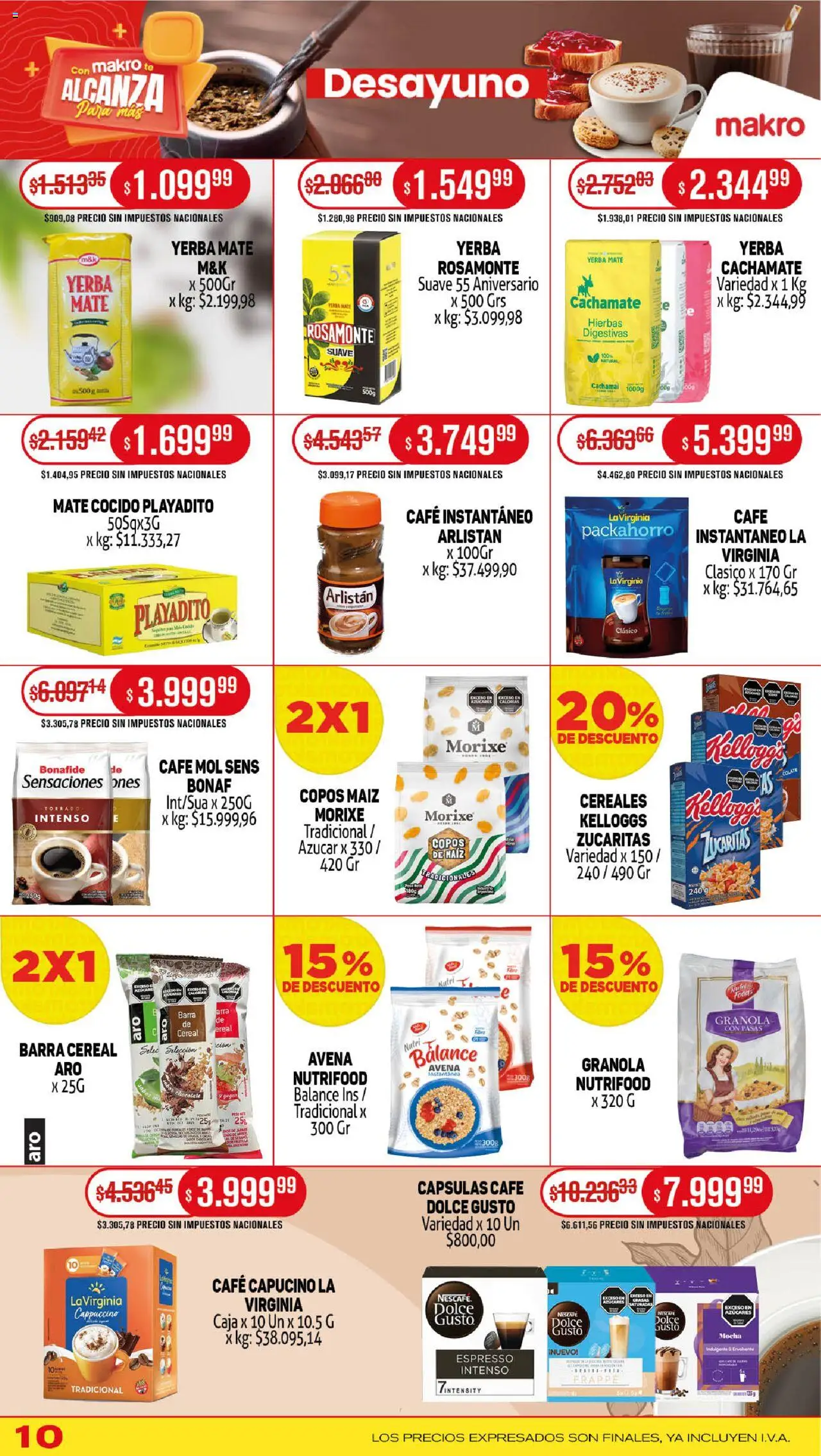 Makro - Ofertas │ válido desde el 11.09.2025 | Página: 11 | Productos: Mate, Caja, Yerba, Café