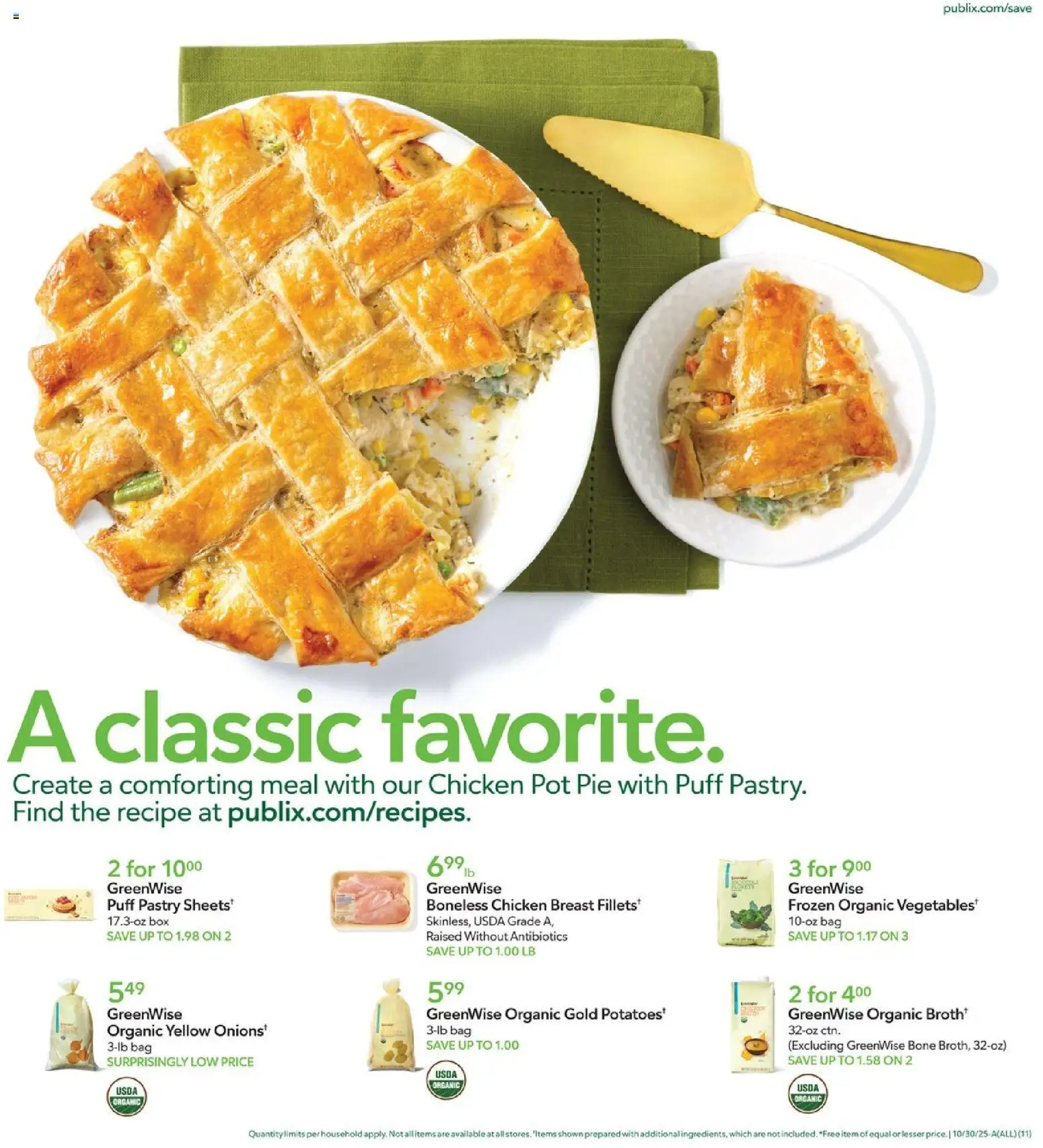 Publix Leaflet - valid from 29.10.2025 | Page: 11 | Products: Box, Puff Pastry, Bag